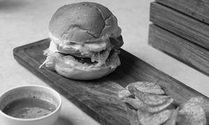 Chicken Cheese Burst Burger