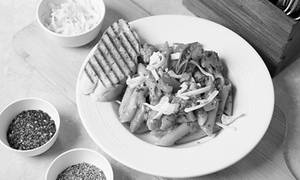 Penne Arrabbiata - Grilled Exotic Veg