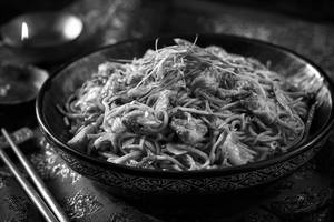Chicken Chilly Garlic  Noodles