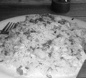 Chicken fried rice  white