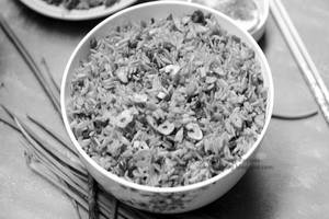 Burnt Garlic Veg Fried Rice