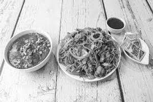 Chicken pan fried noodles
