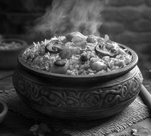 Paneer Mushroom Fired Rice [500 Ml]
