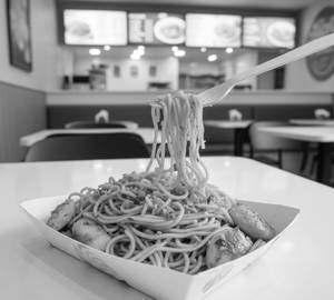 Butter Garlic Chicken Noodles