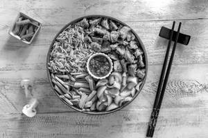 Korean - Mushroom Gochujang Rice Bowl