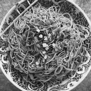 Noodles street style egg
