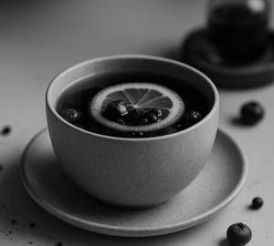 Rosehip and berries with ginseng tea