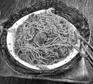 Schezwan Mutton Noodles