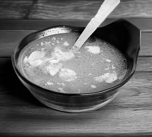 Clear soup