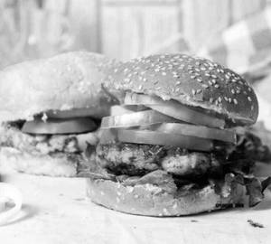 Aloo Tikki Cheese Burger