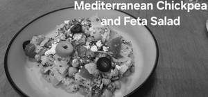 Mediterranean Chickpea & Feta Salad (burrata)