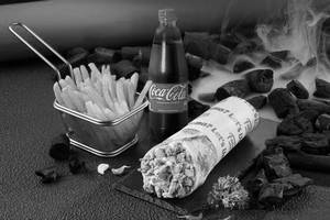 Non-Veg Shawarma with Side & Beverage Meal