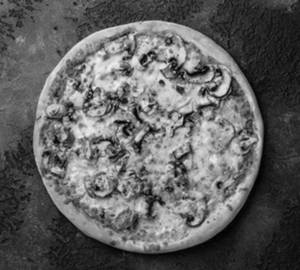 Mushroon and corn pizza 8inch
