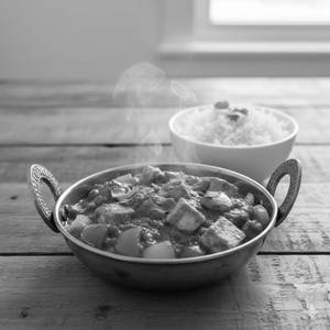 Kadhai Paneer With Rice Combo