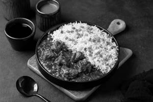 Fried Rice With Chicken Manchurian Gravy