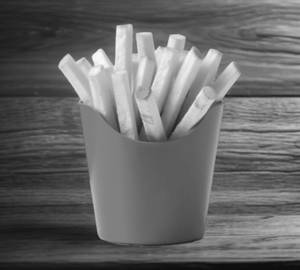 French fries single