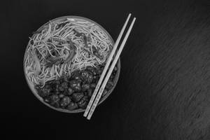Noodles With Kung Pao Chicken Gravy