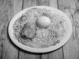 Egg biryani