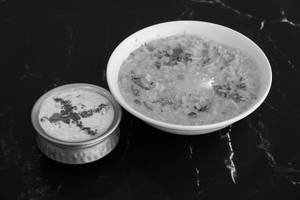 Dal Khichdi With Raita