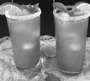Lime soda mint