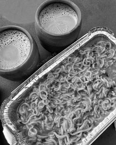 Veg Maggi And Desi Chai