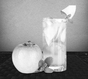 Green apple mojito