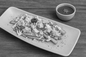 Paneer tikka fries