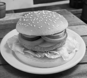 Crispy veggie burger