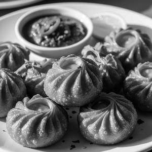 Veg fried momo
