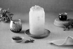 Mango Colada with Popping Bubbles