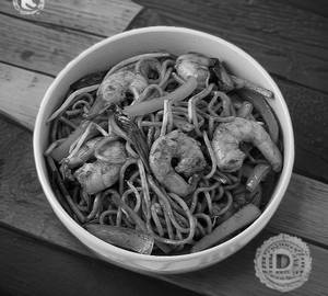 Crispy Prawns Noodles