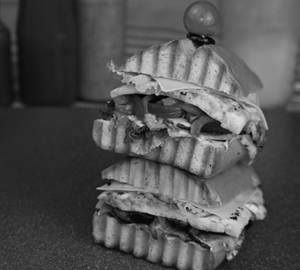 Paneer & Roast Vegetable Sandwich ( Jain )