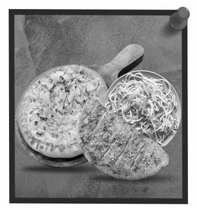 Onion Pizza+Garlic Bread +Noodles