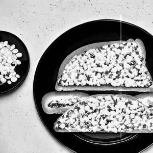 Spinach & Corn Toast