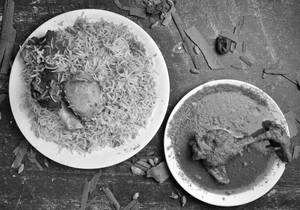 1 Mutton Dum Biryani + 1 Chicken Chaap