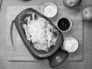 Fries With Cheese Sauce (500 Ml)