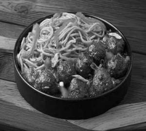 Manchurian with crispy nod