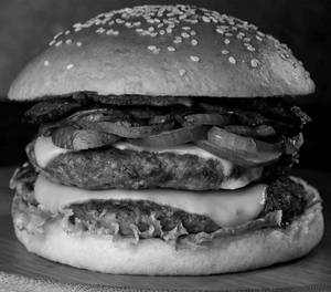 Lamb Double Decker With Bacon Burger