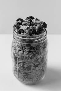 Dry Fruits Oats [Glass Jar] [100% Pure Honey]