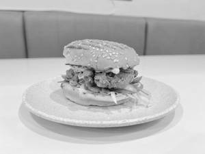 Chicken Zinger Burger With Cheese