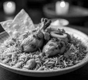 Delhi 65 Chicken Roasted Leg Biryani [1 Kg]