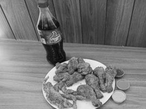 4pc Peri-peri Chicken Leg, 6pc Wings, 4 Strips And Thums Up