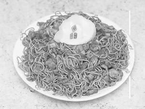 Egg Manchurian Noodles