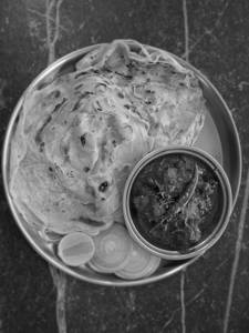Kerala Style Paratha with chicken sukka