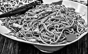 Chicken sehezwan noodles