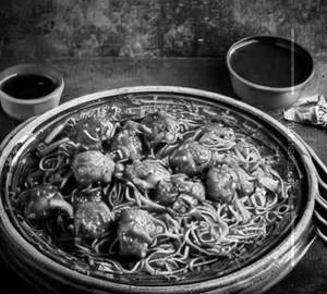 Chicken Manchurian Noodles