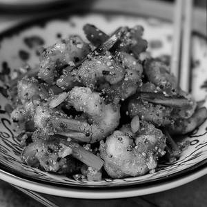 Black Pepper Prawn Crispy Garlic
