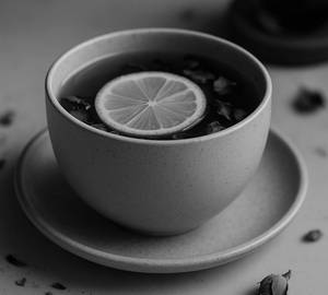 Citrus basil rose tea
