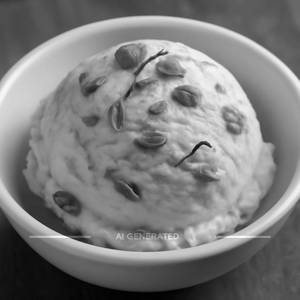Kesari Pista Ice-cream (scoop)
