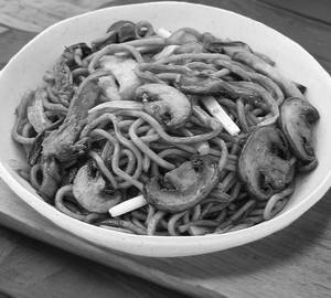 Mushroom noodles
